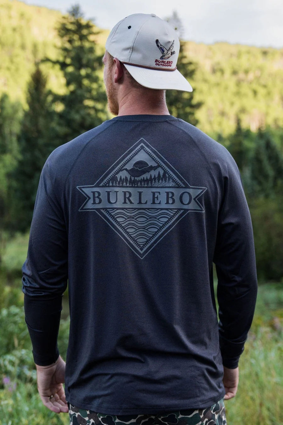 Burlebo Tonal Logo Performance L/S – Cardinal Creek Spaniels