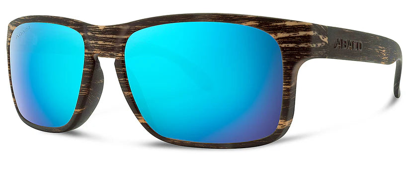 Abaco Dockside Black Wood/Ocean Sunglasses