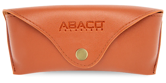 Abaco Brown Leather Sunglass Case