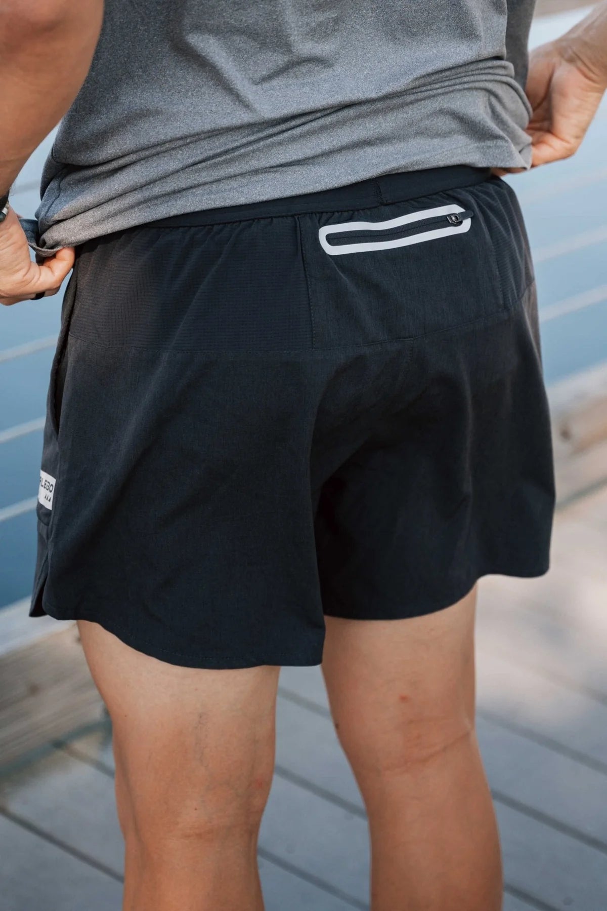 Burlebo Black Running Shorts