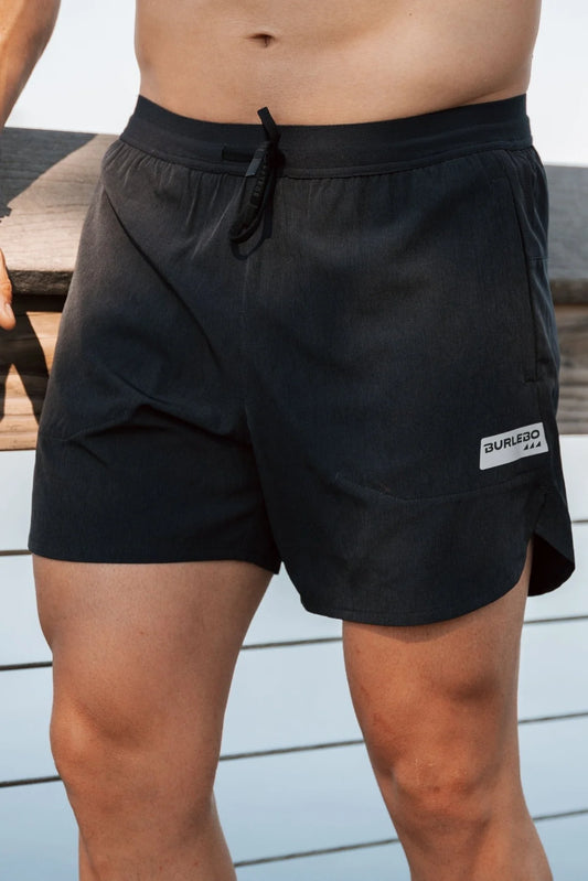 Burlebo Black Running Shorts