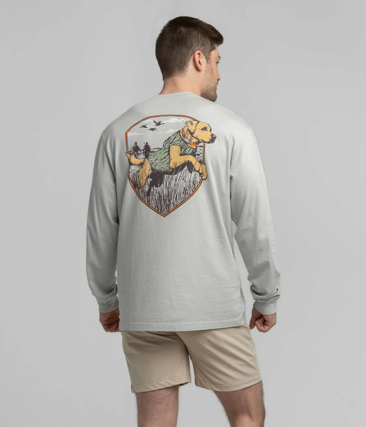 Southern Shirt Bayou Retriever Tee - Oyster