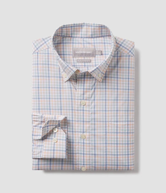 SSCO Youth Boys Samford Check LS Button Up