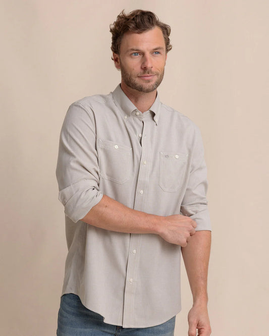 Southern Tide Dock Shirt Sandstone Khaki