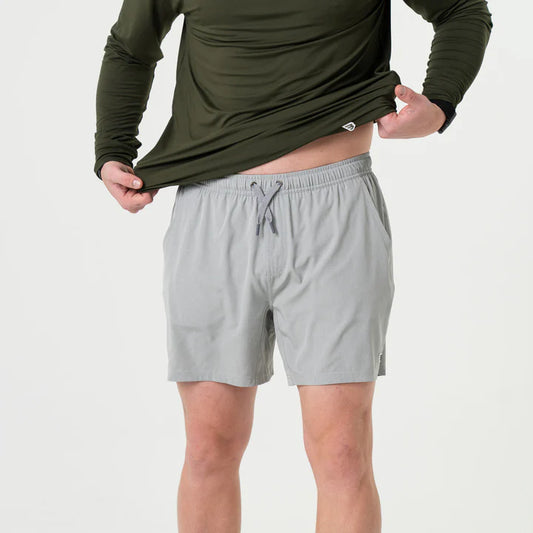 Burlebo Athletic Light Grey Shorts 7"