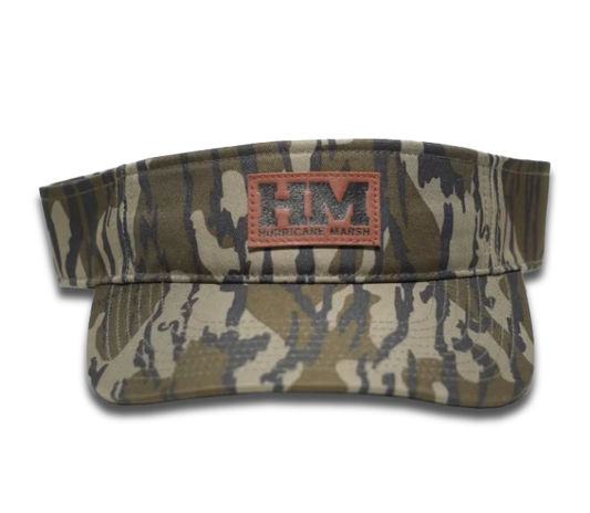 Hurricane Marsh Leather Patch Bottomland Visor