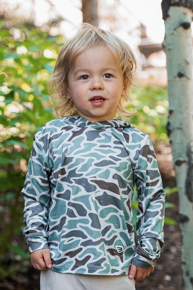 Burlebo Youth Retro Duck Camo Hoodie