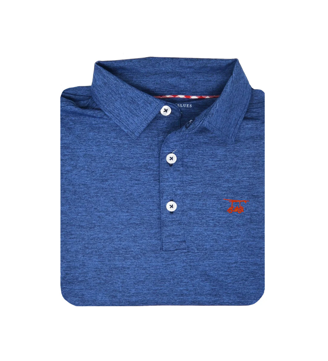 Bald Head Blues Heather Royal Youth Polo