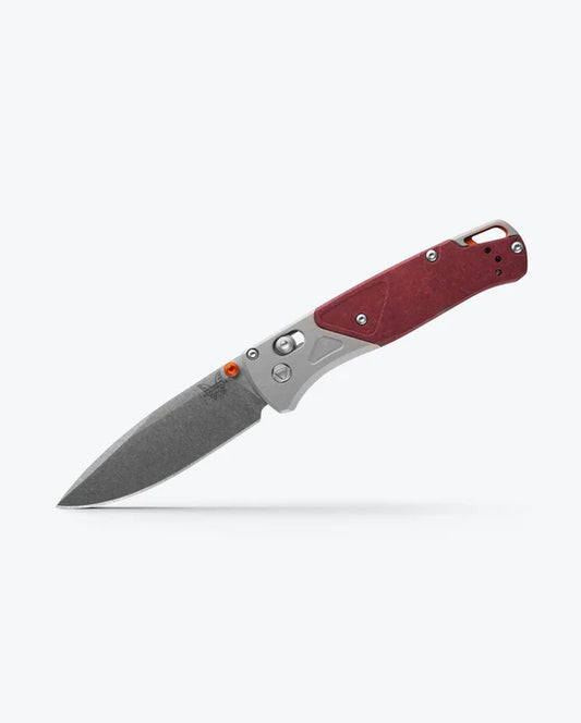Benchmade Bugout Aluminum & Redstone Aluminum & Richlite Knife